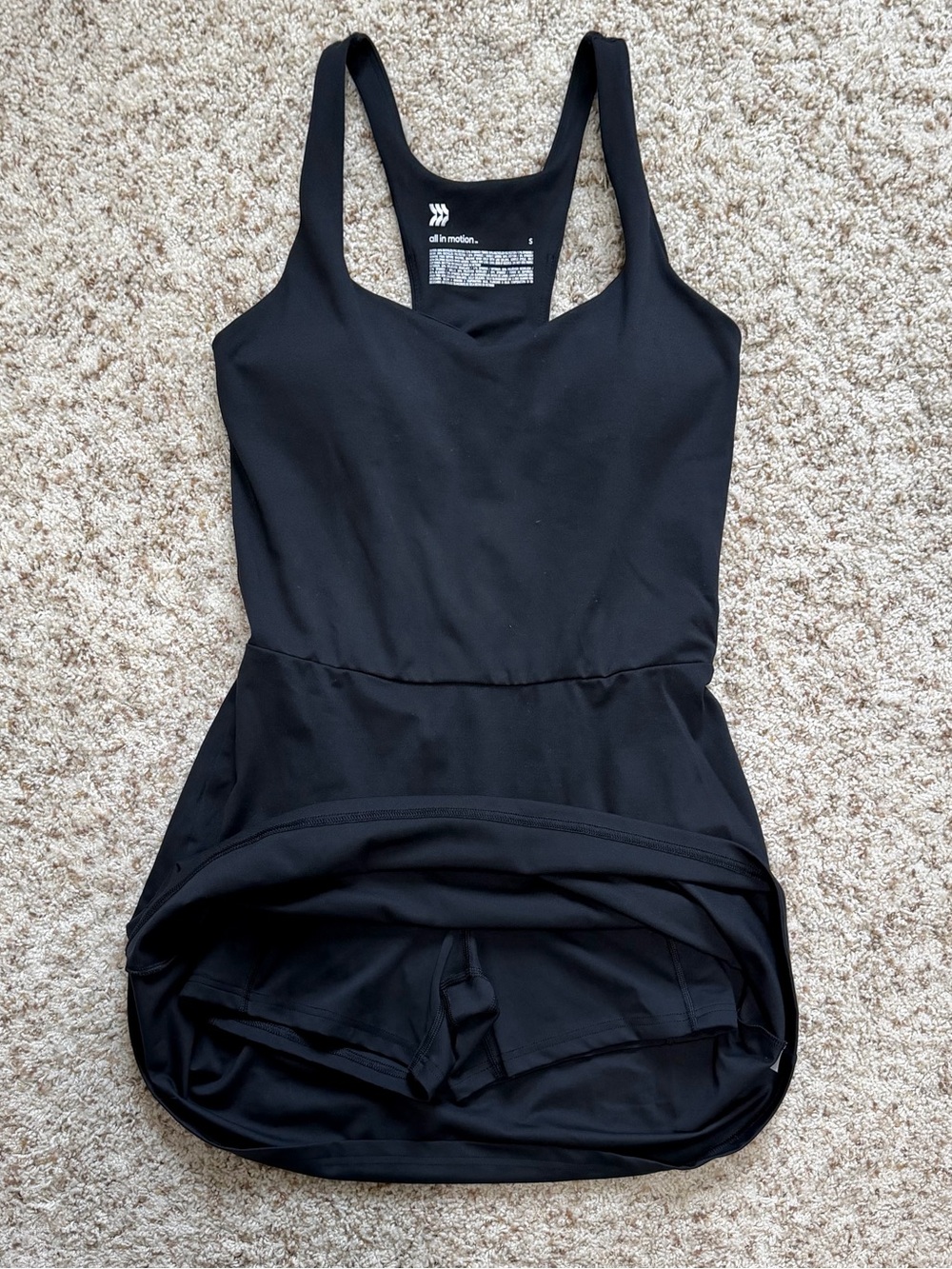 All-In-Motion Women's Black Knit Halter Active Dress. Size S. NWOT! - Picture 5 of 11